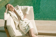 Balmain blazer with gold tone