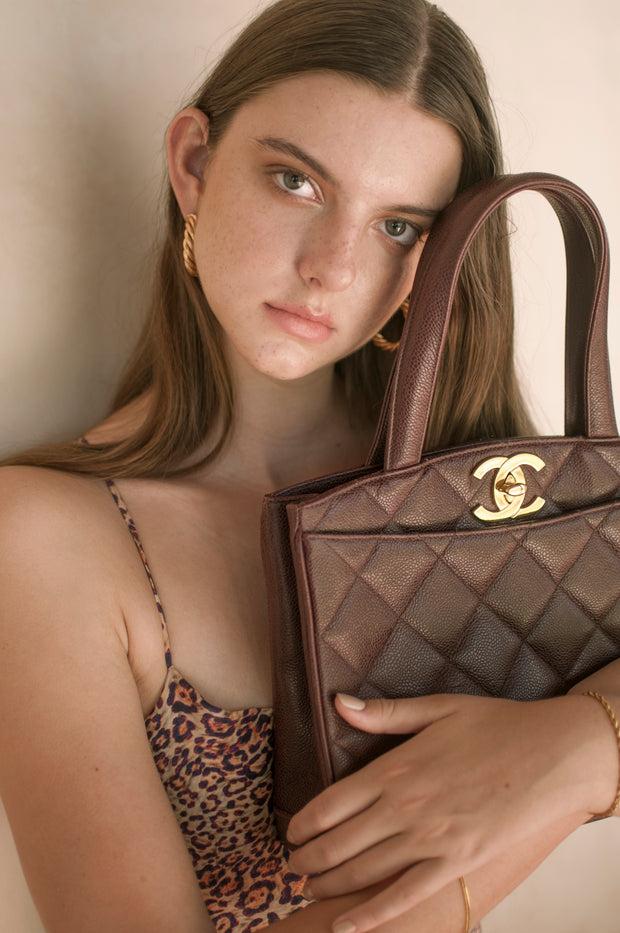 Bottega Veneta Canvas and Leather Handbag – Mai Fashion Sense
