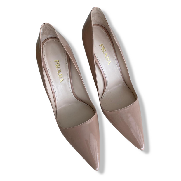 Prada leather pumps