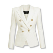Balmain blazer with gold tone