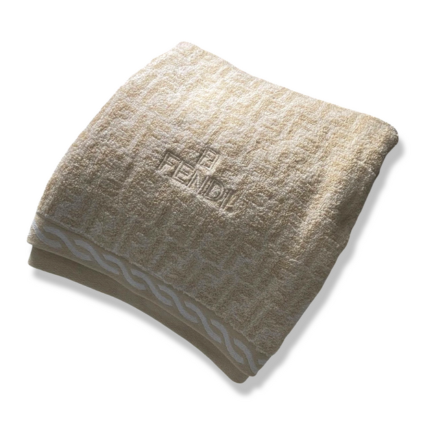 Vintage Fendi Zucca logo towel
