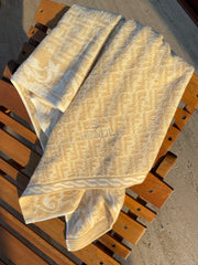 Vintage Fendi Zucca logo towel